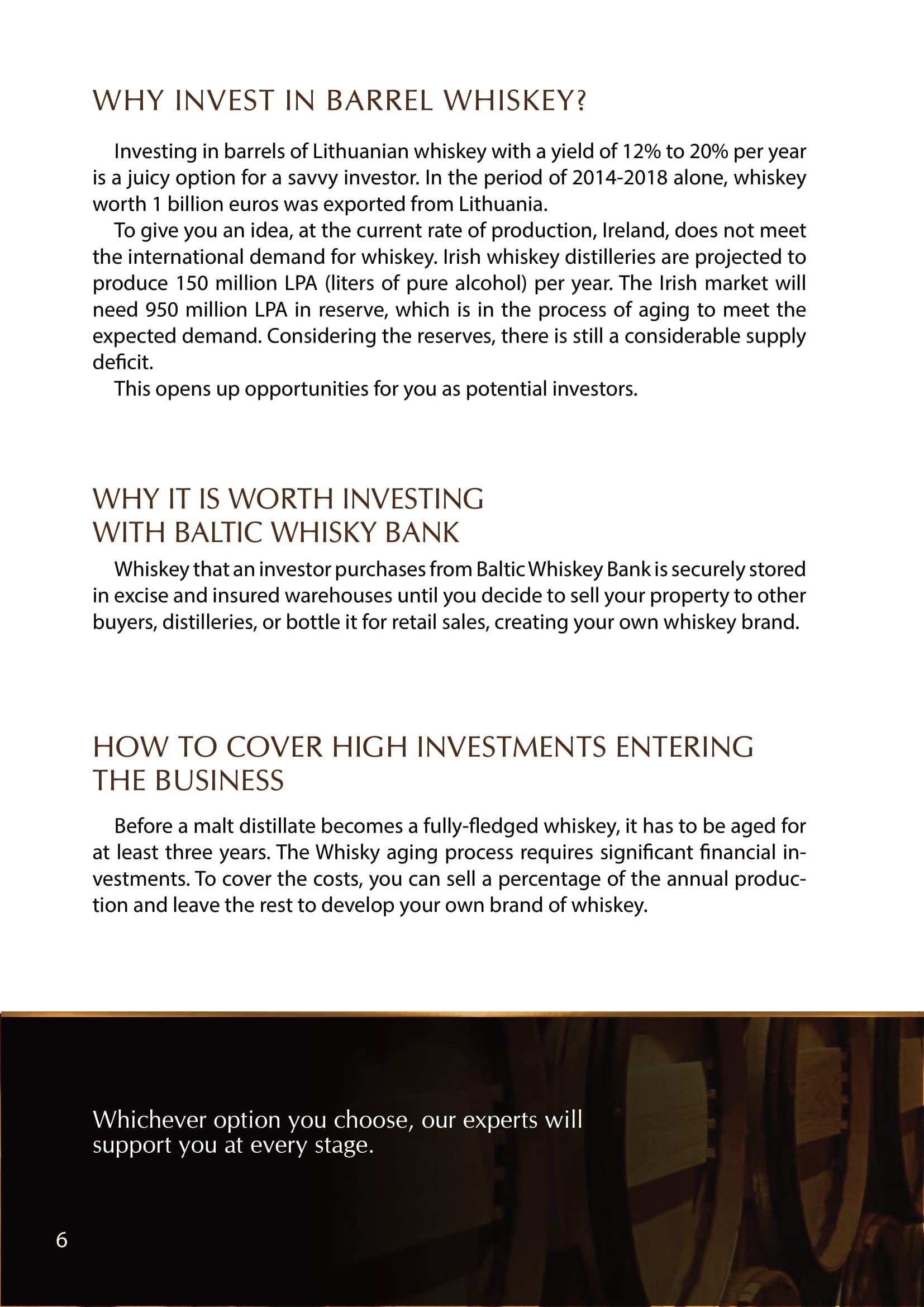Baltic Whisky Bank book page 6