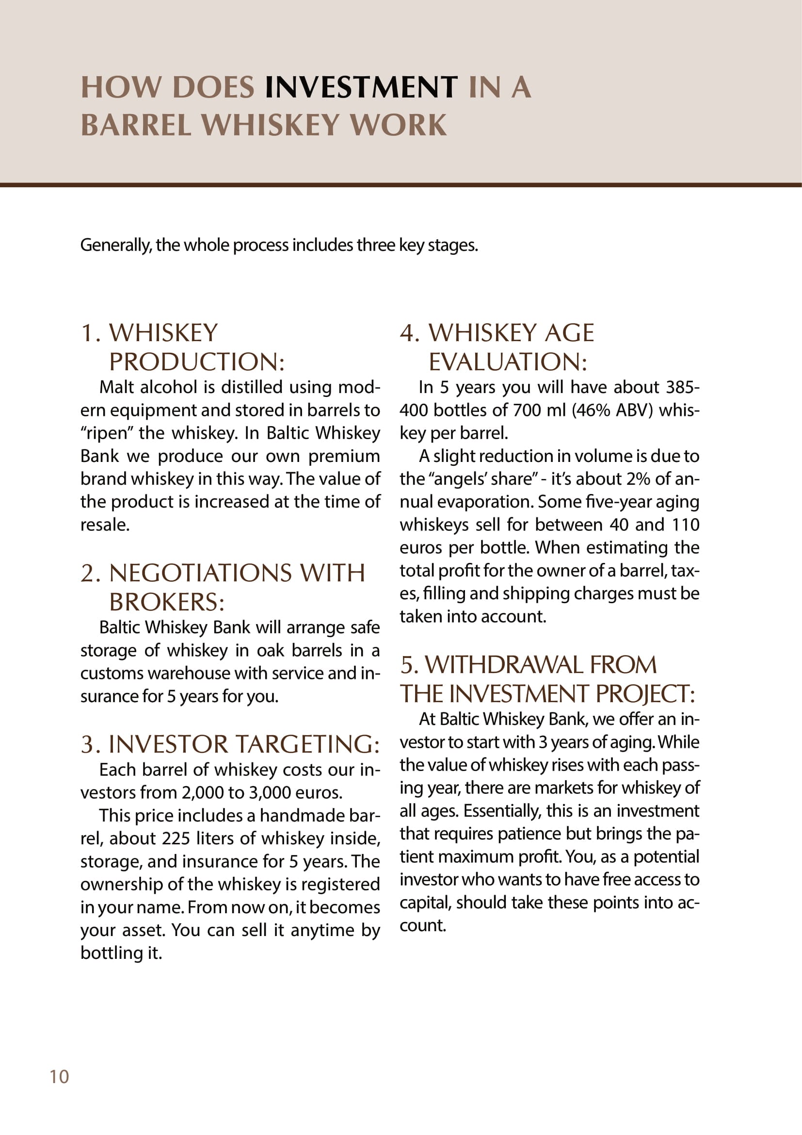 Baltic Whisky Bank book page 10