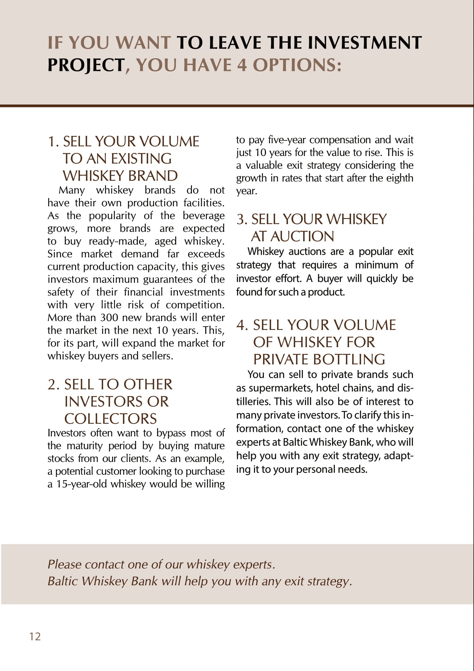 Baltic Whisky Bank book page 12