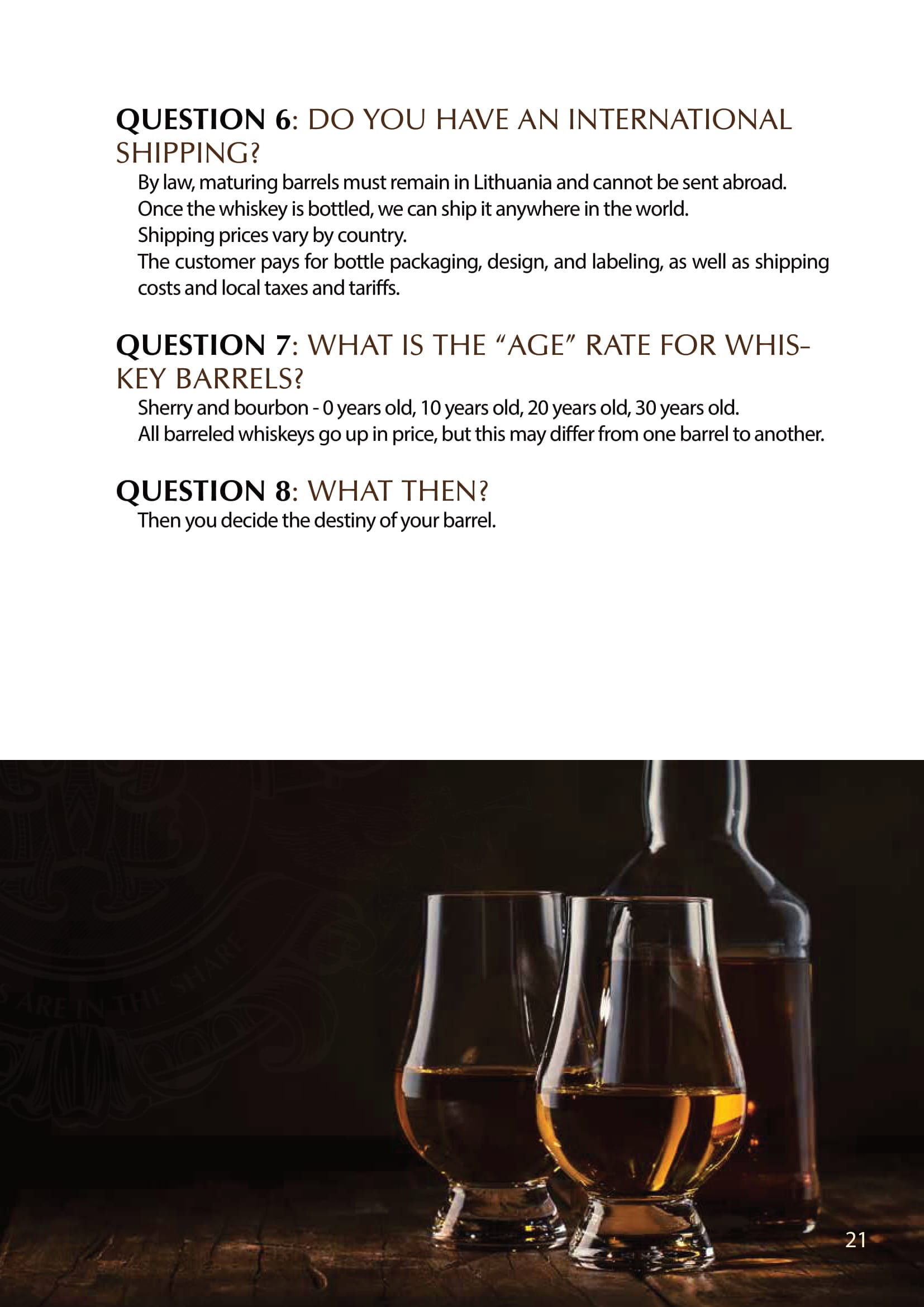 Baltic Whisky Bank book page 21