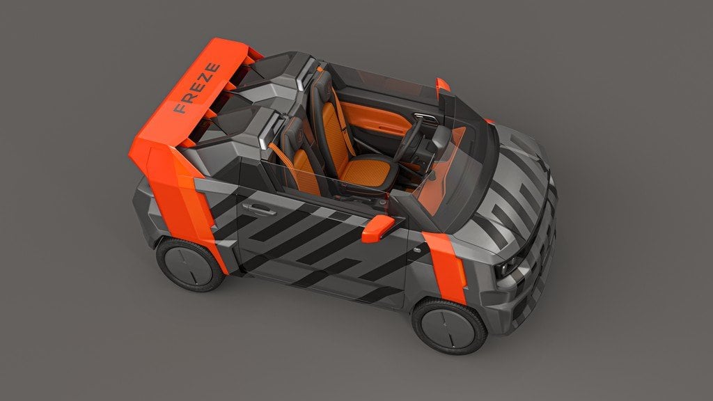 Freze Froggy EV studio image 4
