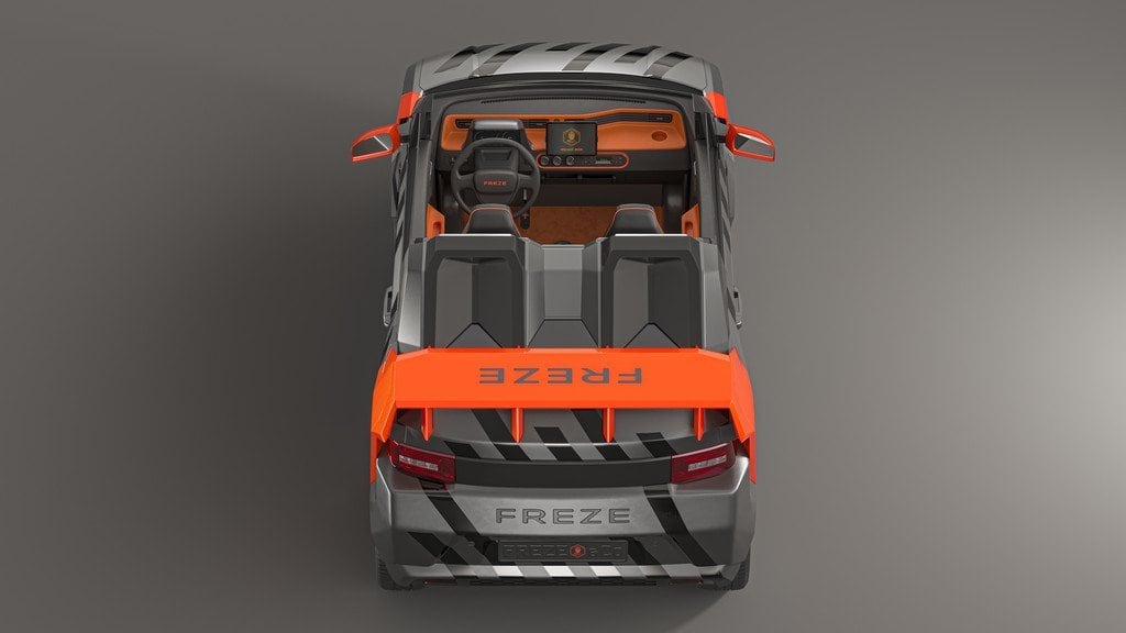 Freze Froggy EV studio image 8