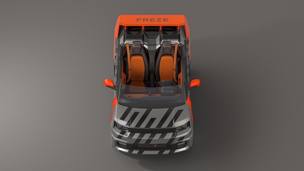 Freze Froggy EV studio image 9