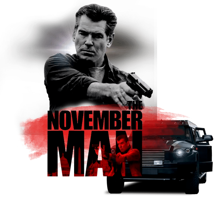 The November Man DARTZ vehicle