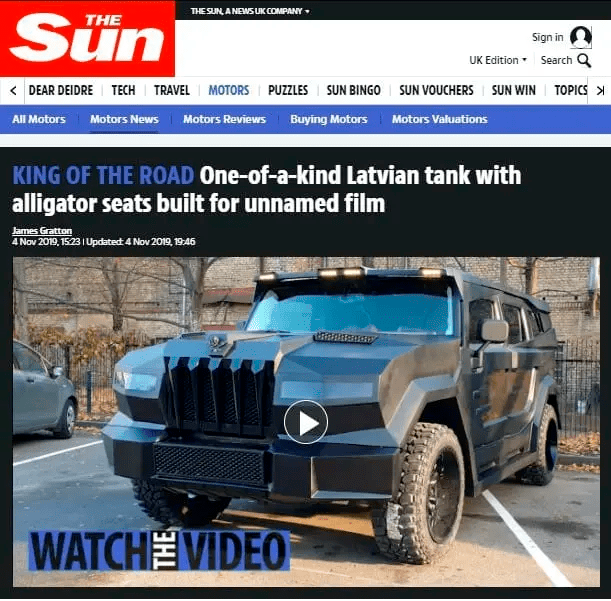 Black Stallion movie vehicle